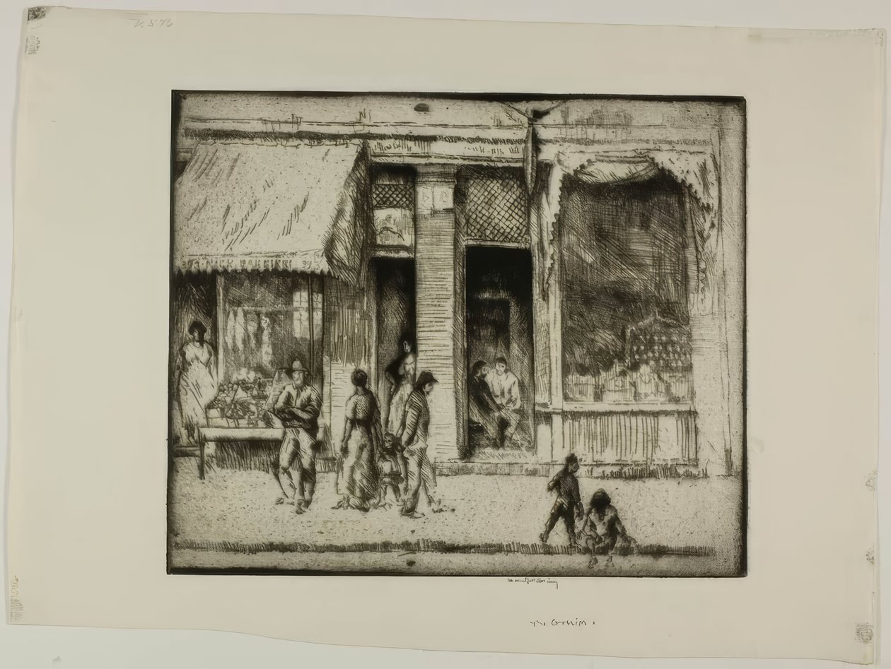 De roddels door Bror Julius Olsson Nordfeldt