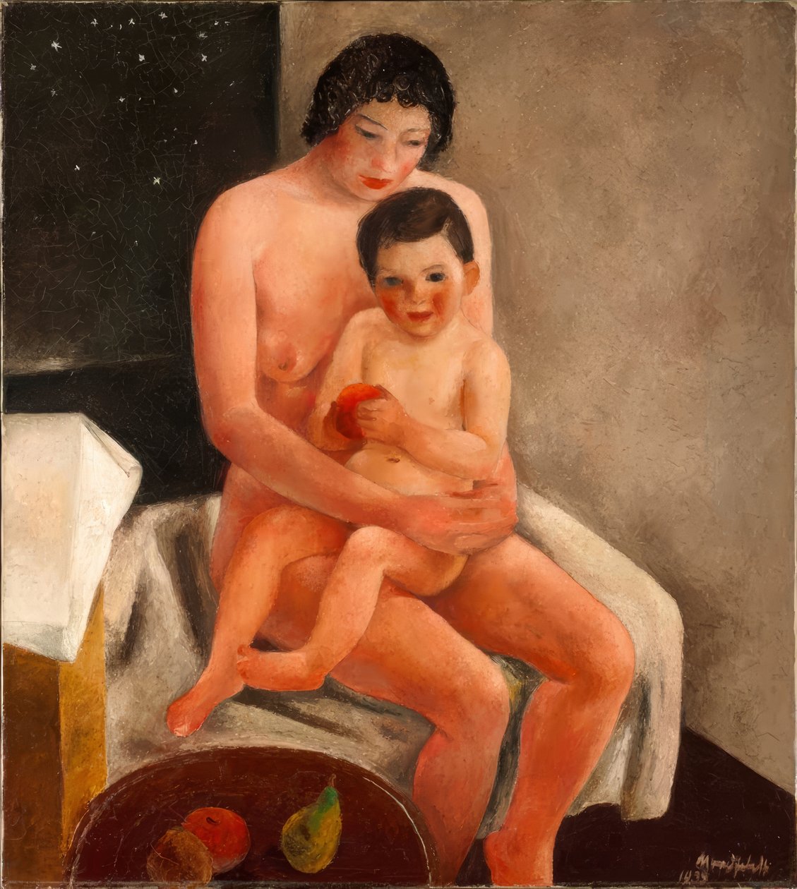 Tonita en Johnny door Bror Julius Olsson Nordfeldt