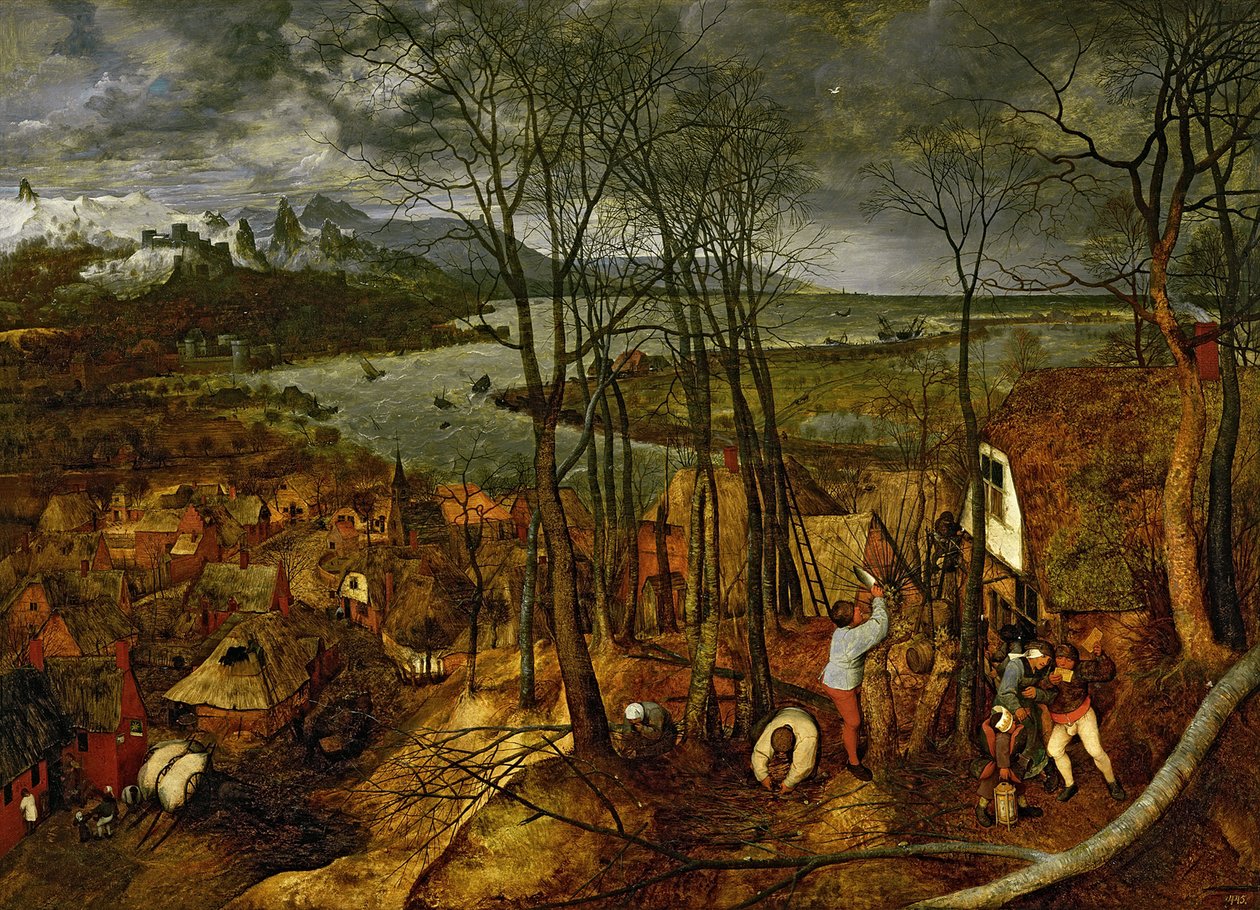 De Sombere Dag Vroege Lente door Bruegel