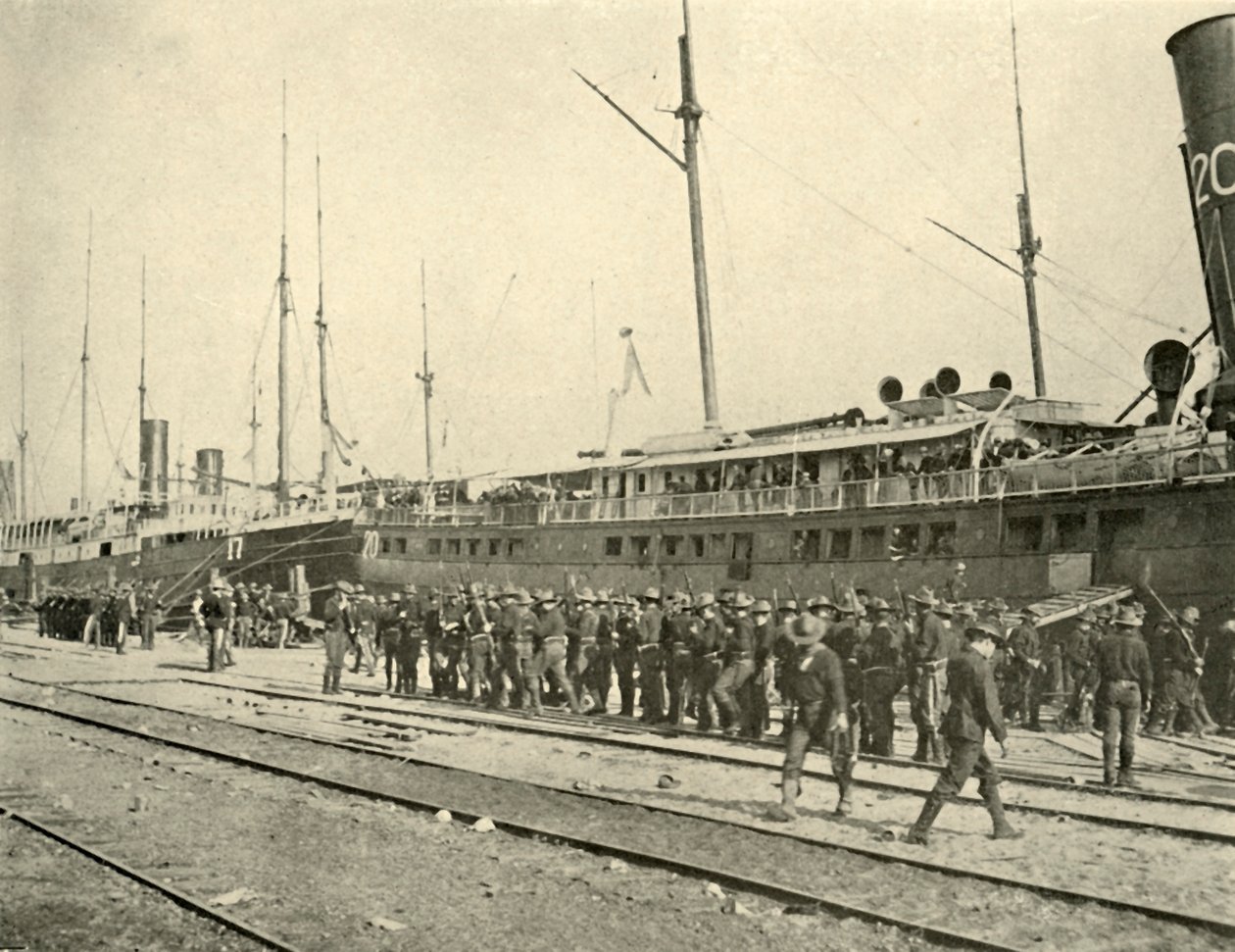 13e Infanterie na Oefening, Spaans-Amerikaanse Oorlog, juni 1898, 1899 door Burr McIntosh
