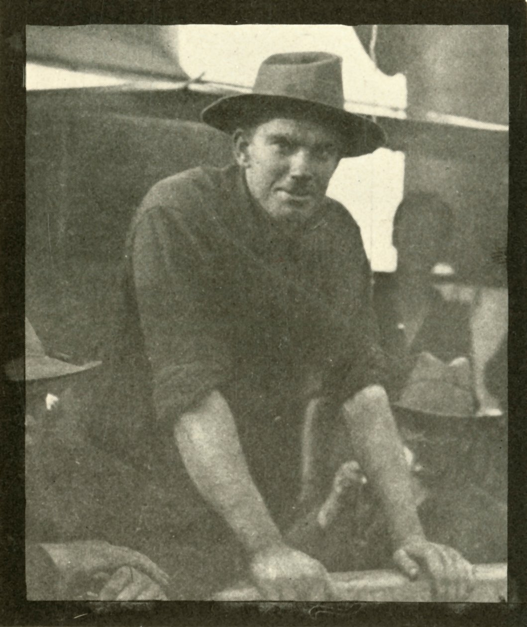 Laatste foto van sergeant Hamilton Fish, levend genomen door Burr McIntosh