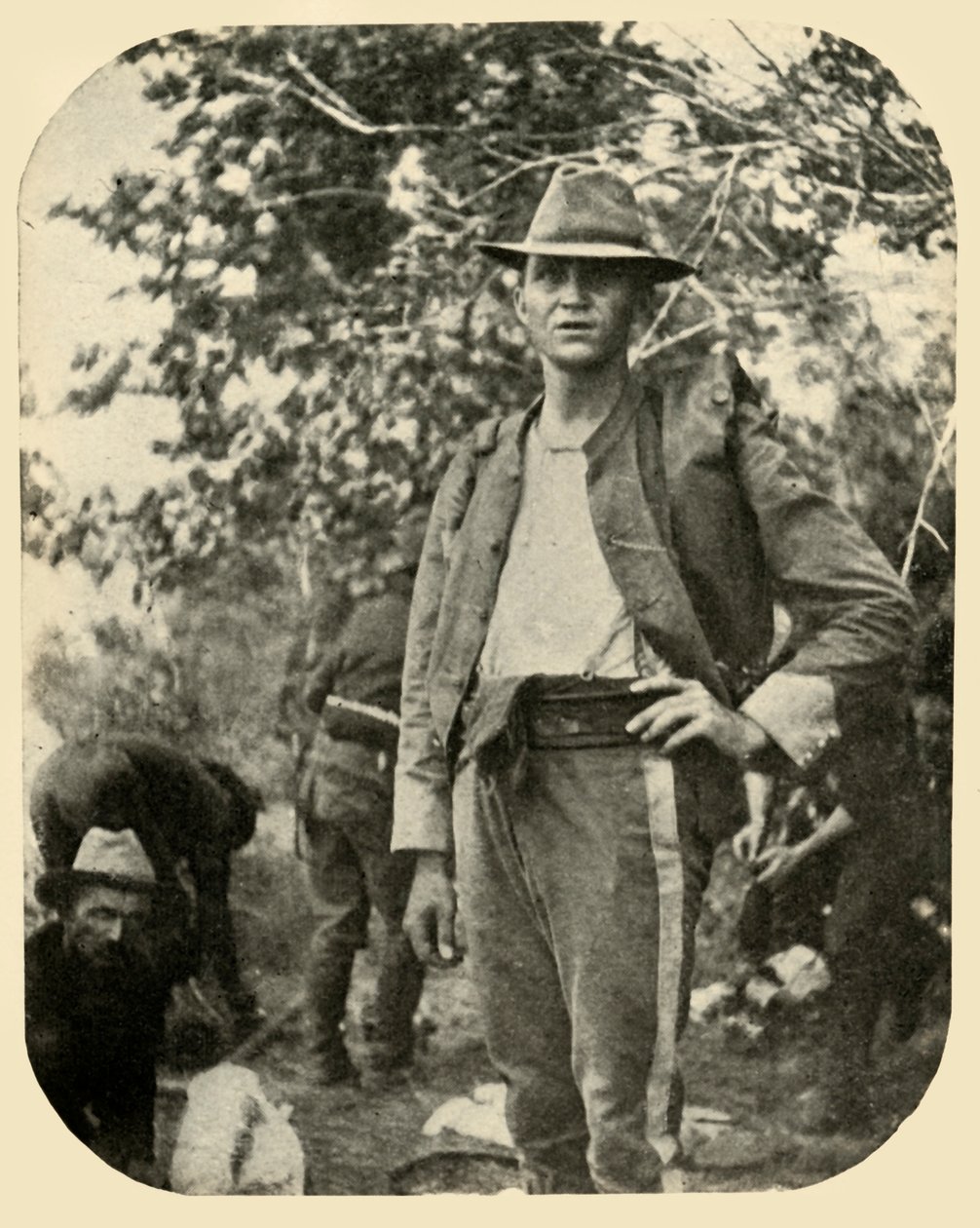 Luitenant Day, K Troop Rough Riders...Spaans-Amerikaanse Oorlog, juni 1898, 1899 door Burr McIntosh