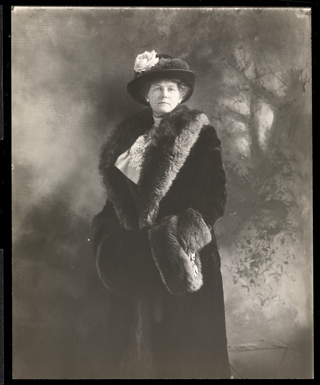 Portret van Miss Gresham door Byron Company