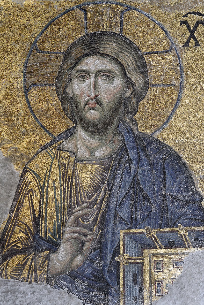 Christus pantocrator of Christus in glorie, ca. 1261 door Byzantine