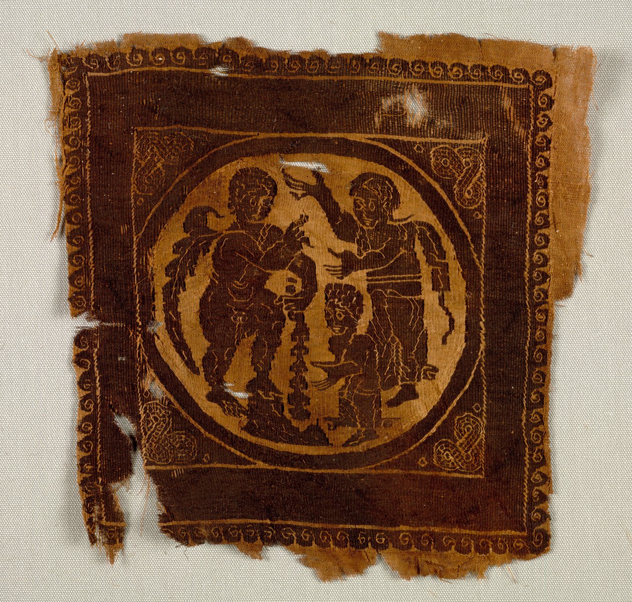 Ornamentale Vierkant van een Tuniek, 400s door Byzantine Period Egyptian