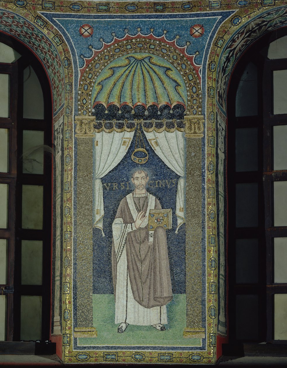 Ursicino, een bisschop van Ravenna door Byzantine School