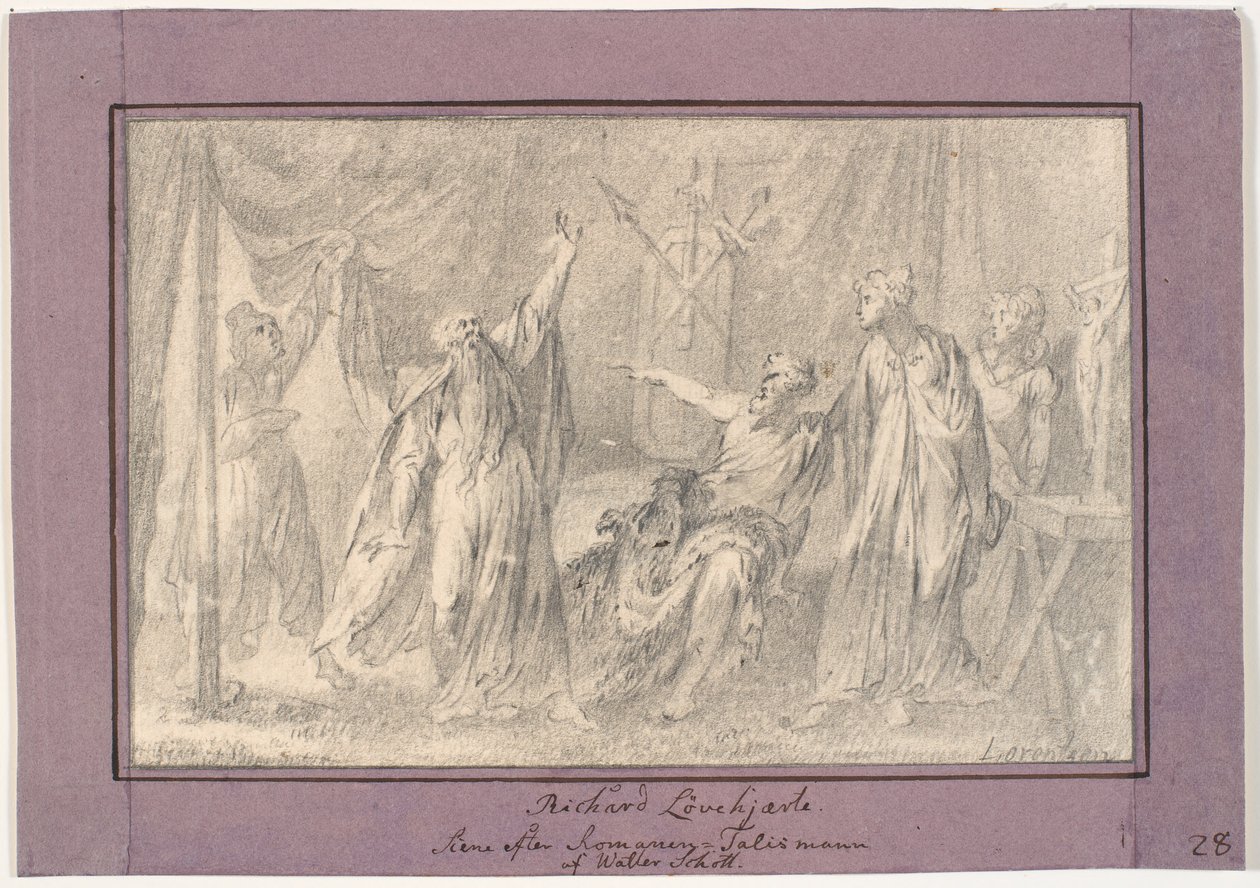Richard Leeuwenhart. Scène uit de roman 