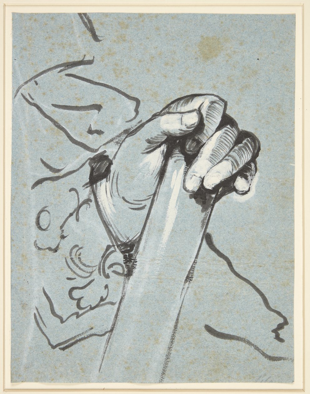 Studie van een Hand door C.G. Pilo