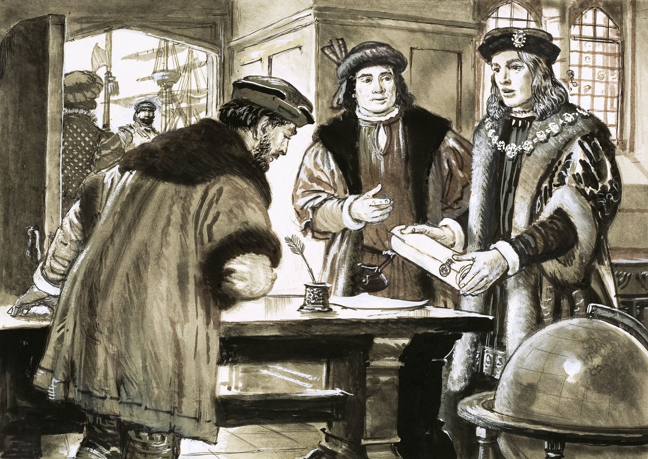Ontdek onze steden: De stad die een provincie werd (Bristol). John Cabot, de navigator door C.L. Doughty