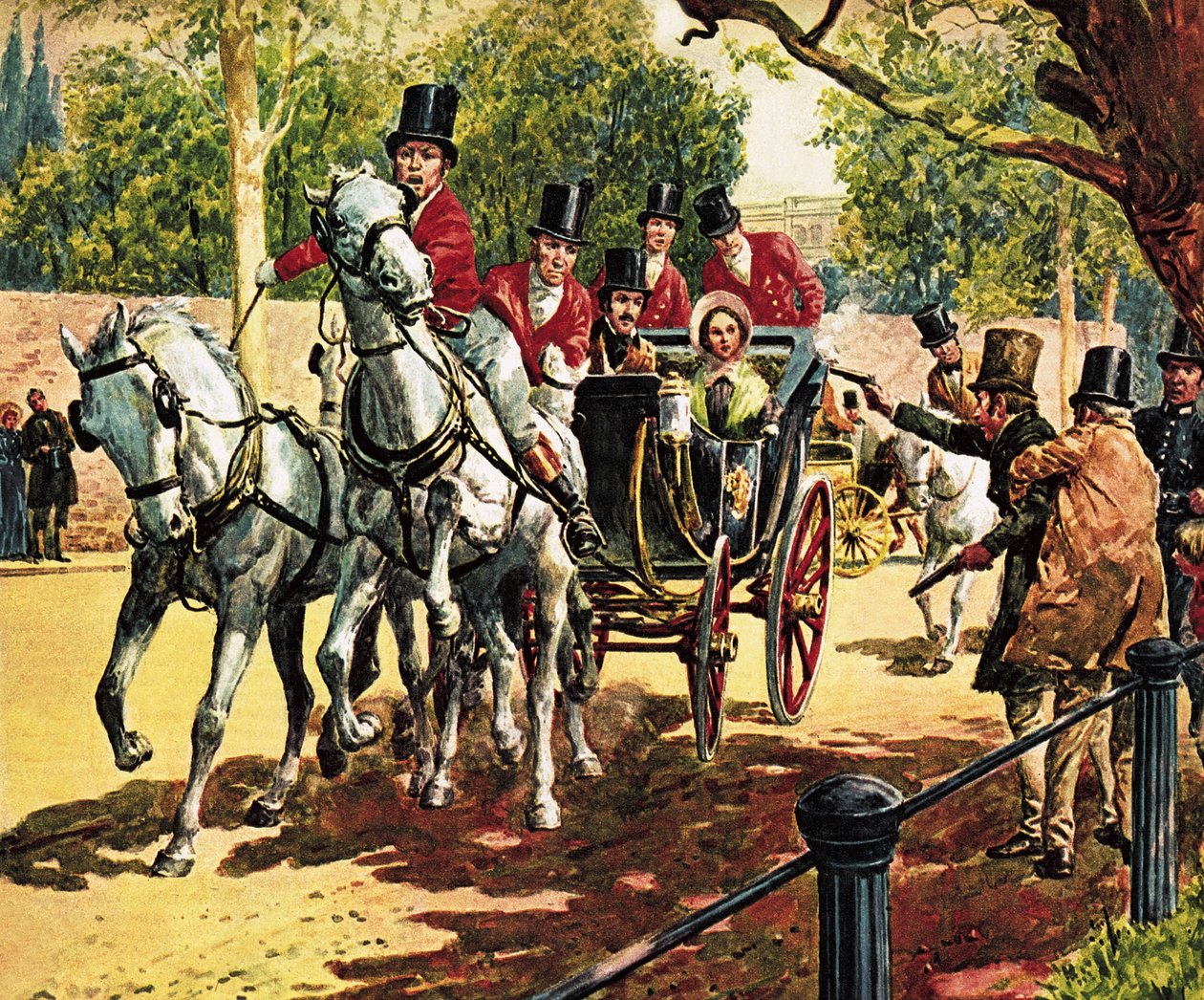 Edward Oxford probeert koningin Victoria en prins Albert te vermoorden door C.L. Doughty