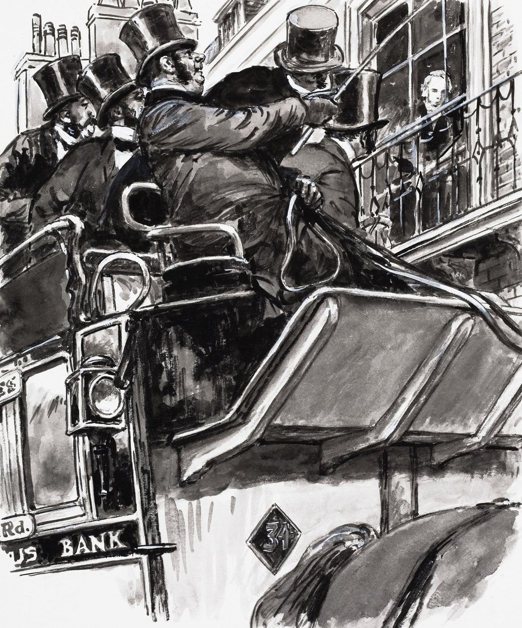 Lord Palmerston (gouache op papier) door C.L. Doughty