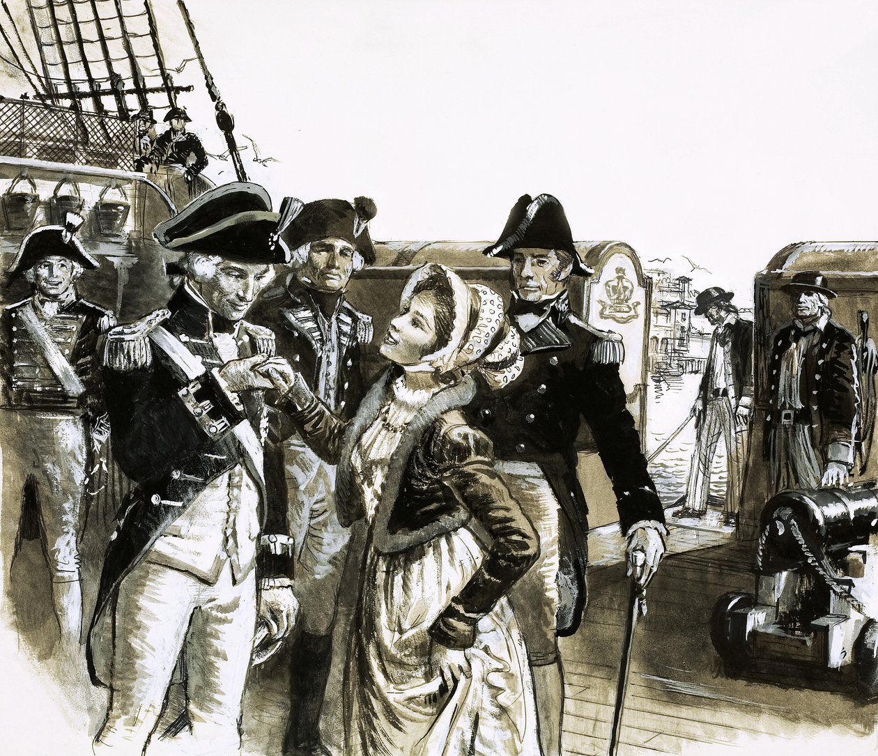De Georgiërs: De tragische minnaars. Nelson en Lady Hamilton door C.L. Doughty