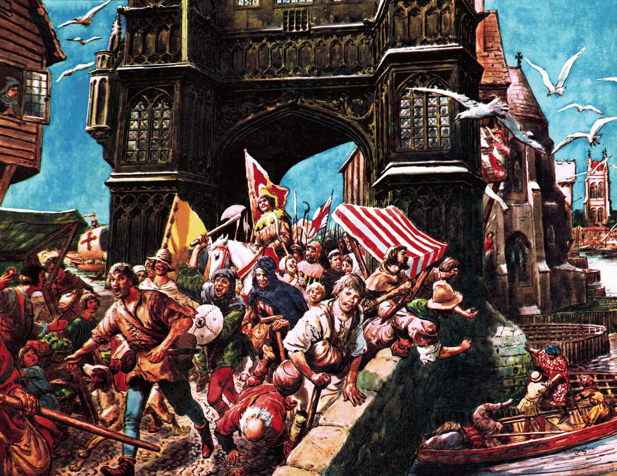De boerenopstand van 1380 door C.L. Doughty