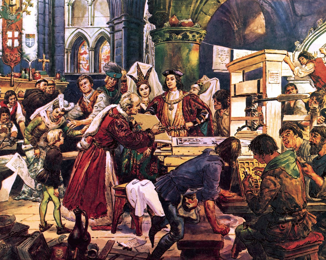 William Caxton -- de eerste drukker van Engeland door C.L. Doughty