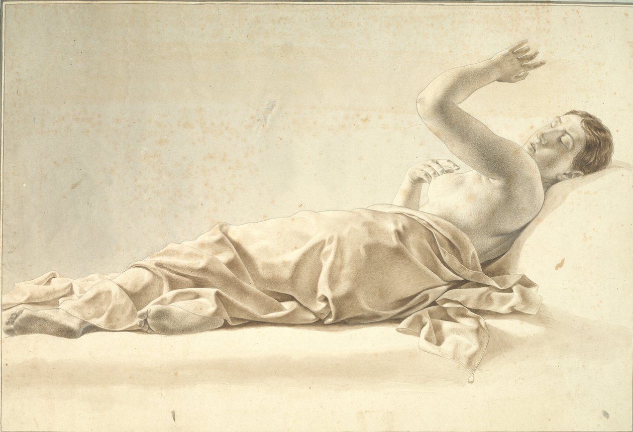 De droom van Alcyone door Christoffer Wilhelm Eckersberg