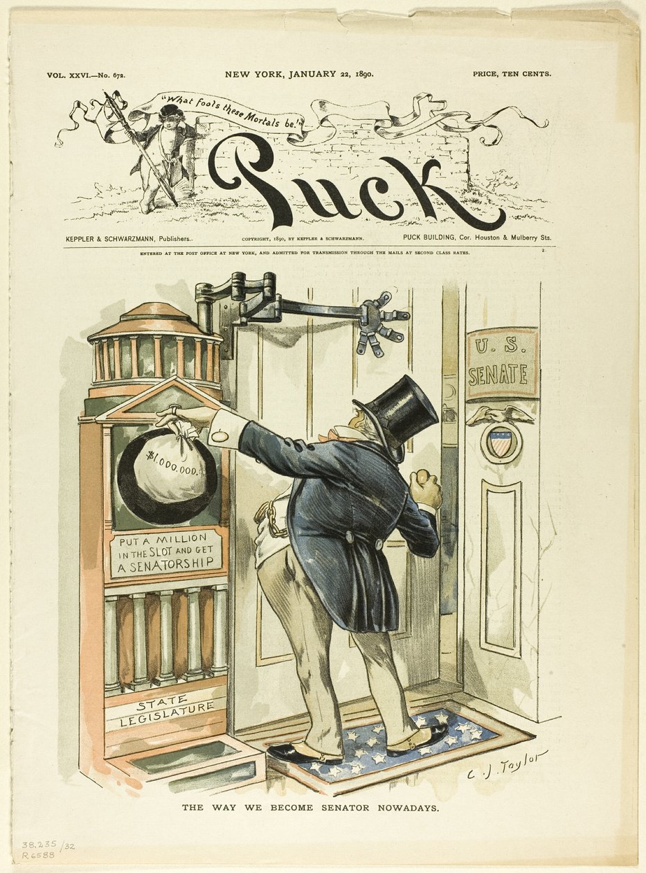 De manier waarop we tegenwoordig senatoren worden, van Puck door C. Jay Taylor