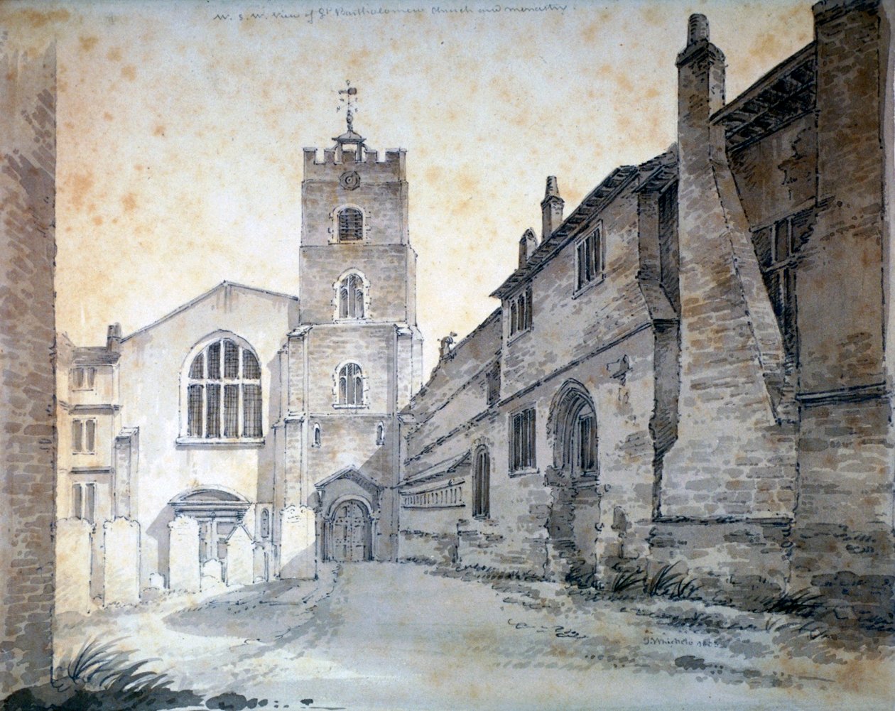 St Bartholomew-the-Great, City of London, 1803 door C John M Whichelo