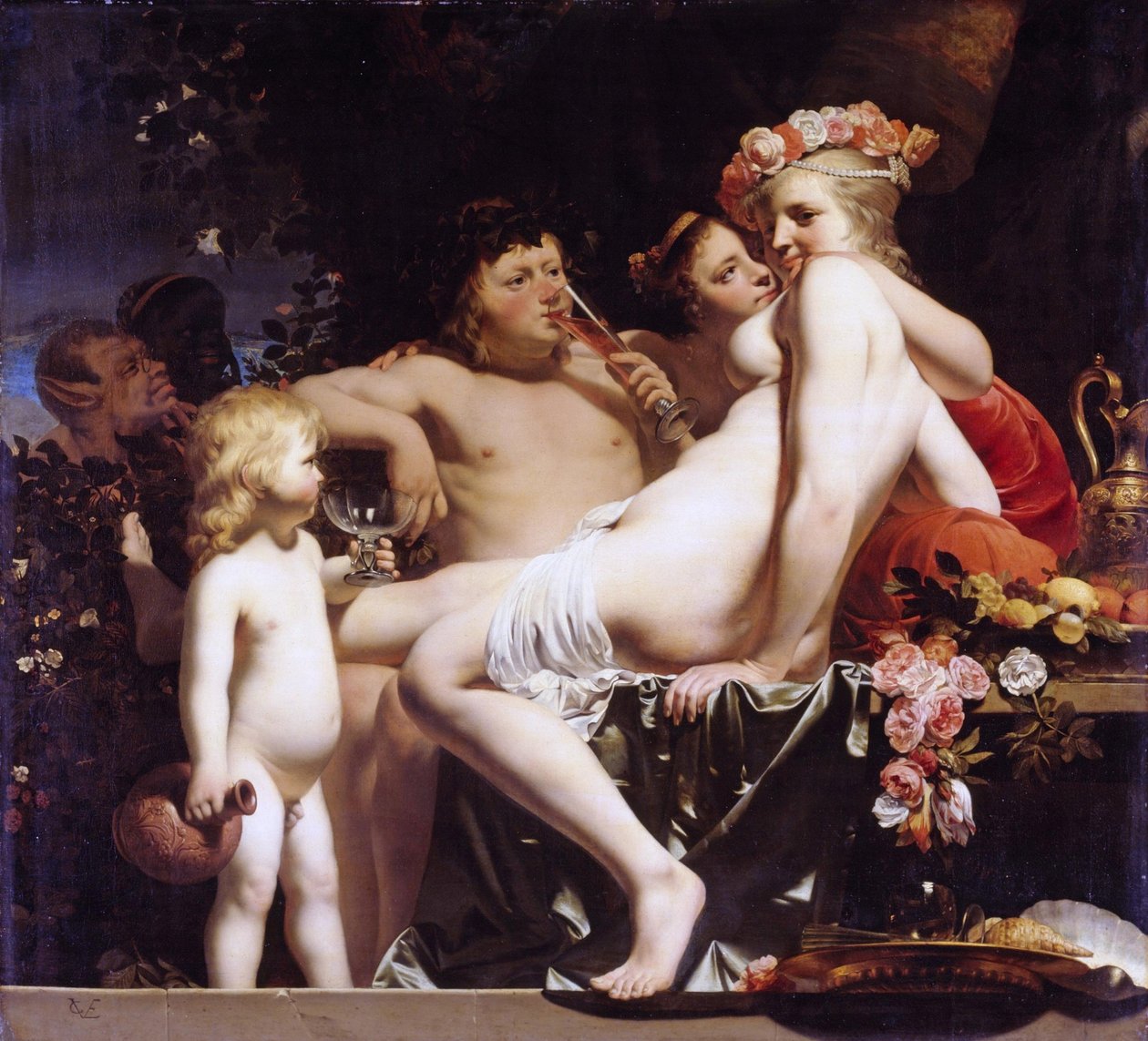 Duits: Bacchus en Ariadne op Naxos Bacchus en Ariadne door Caesar van Everdingen