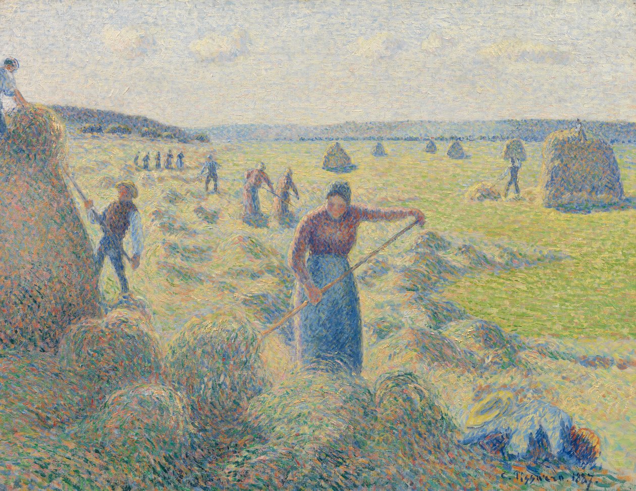 Hooien, Éragny door Camille Jacob Pissarro