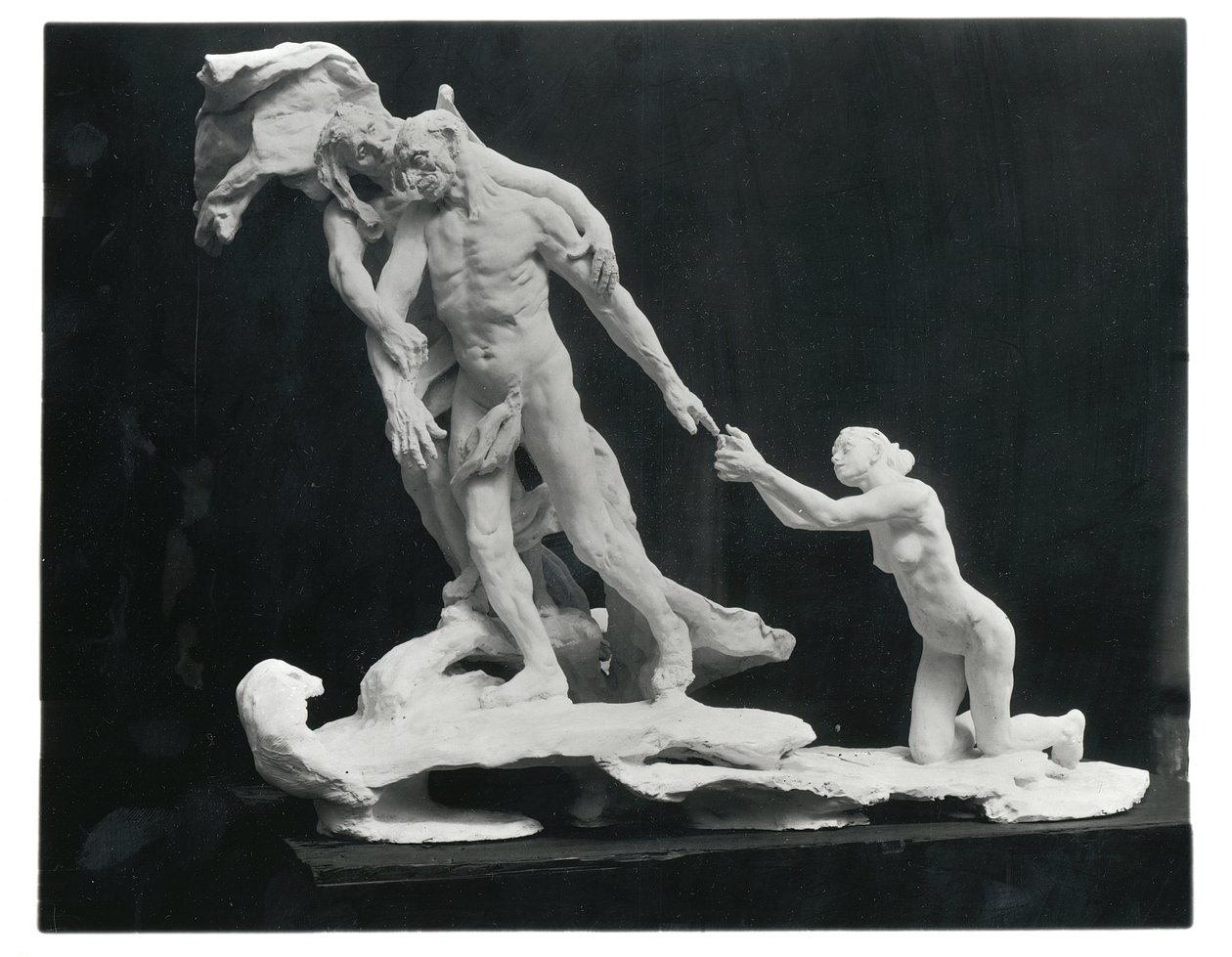 Volwassen leeftijd (gips) door Camille Claudel