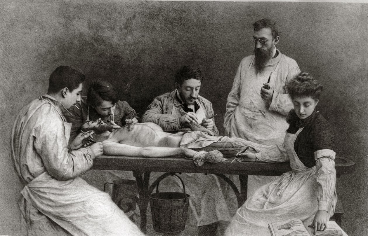 Een einde aan de praktische school, 1902 door Camille Felix Bellanger