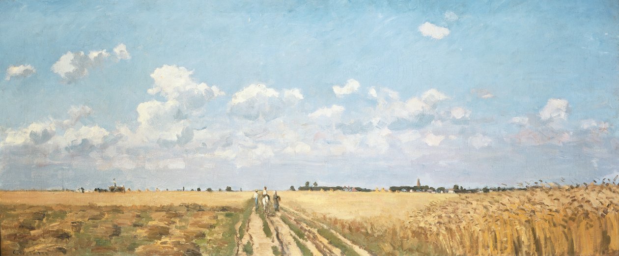 Zomer, 1872 door Camille Jacob Pissarro