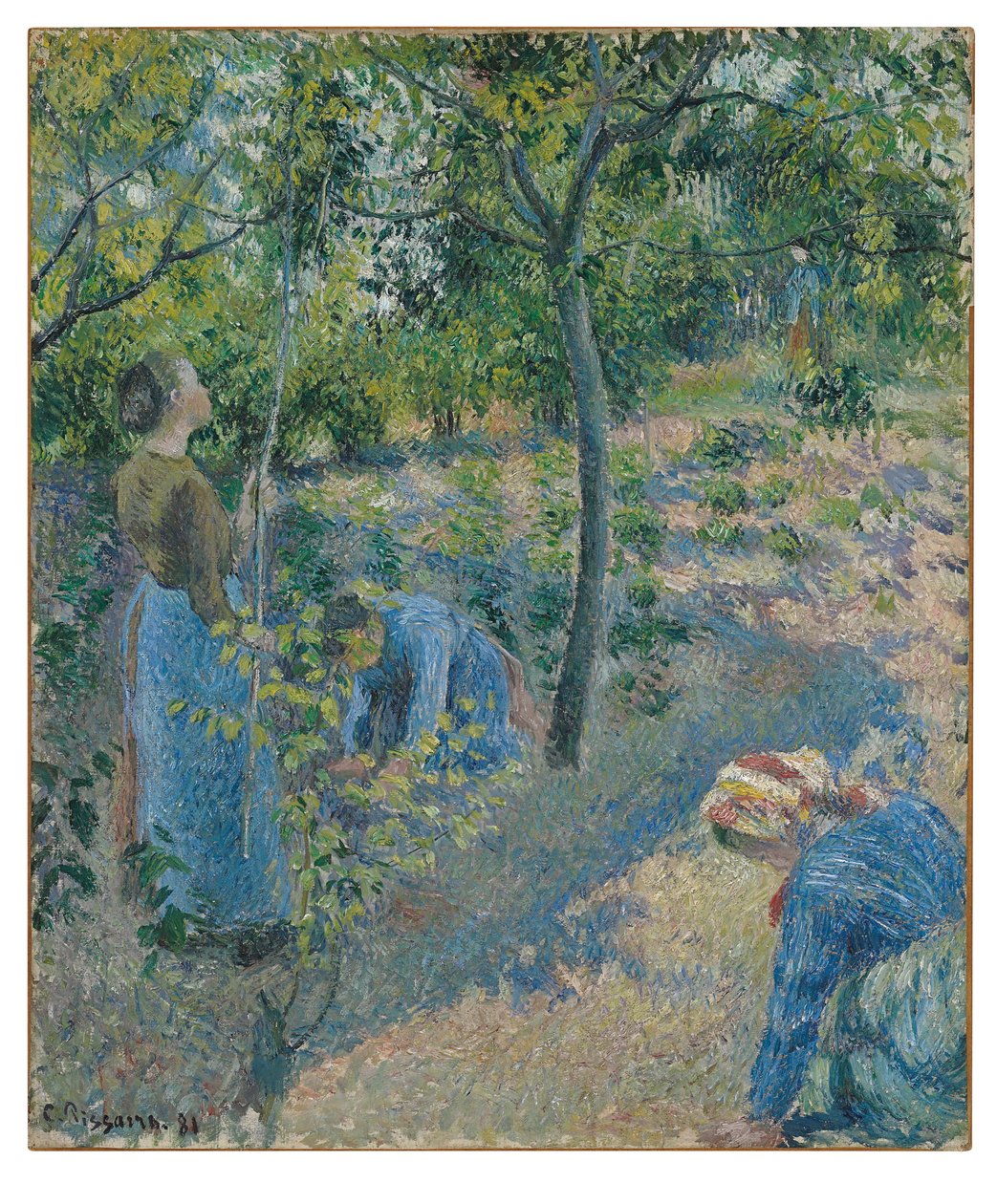 Appels Plukken door Camille Jacob Pissarro