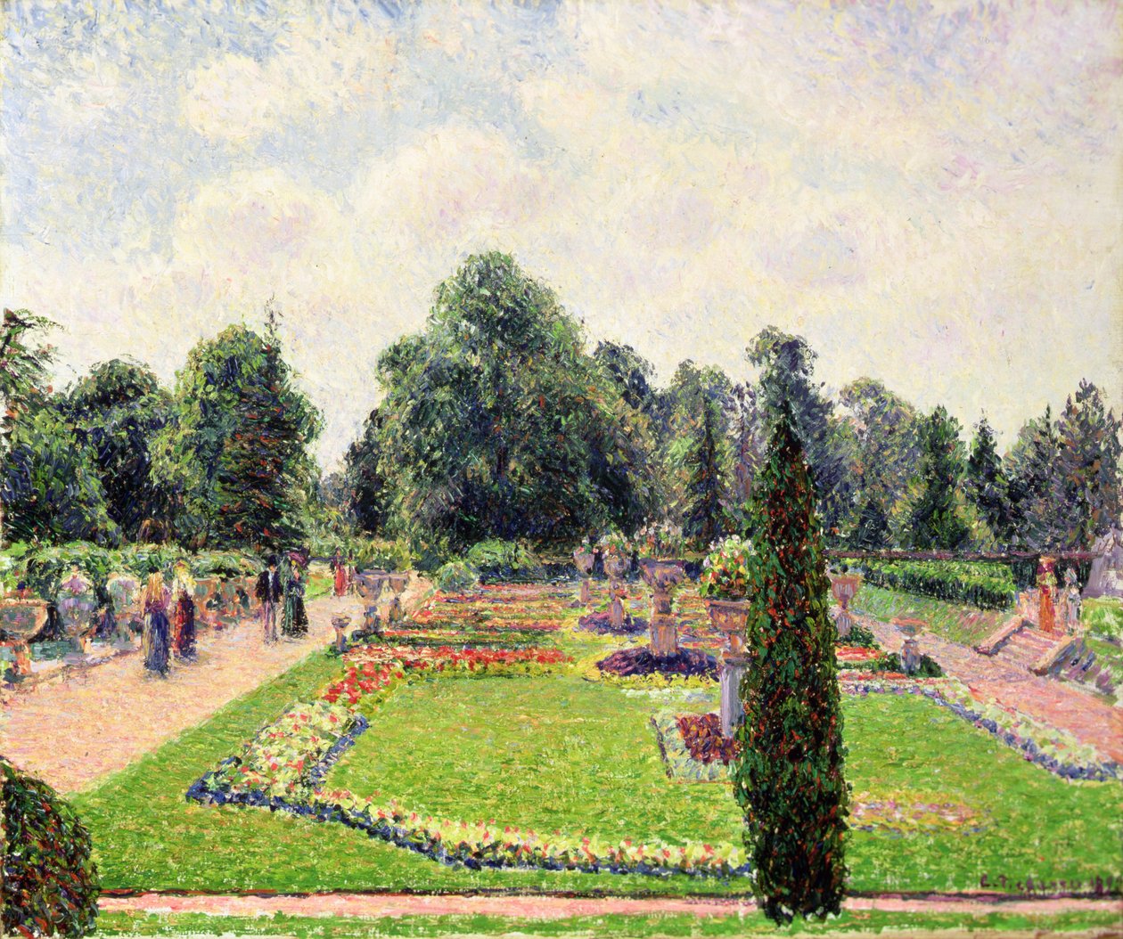 Kew Gardens - Pad naar de Grote Kas door Camille Jacob Pissarro