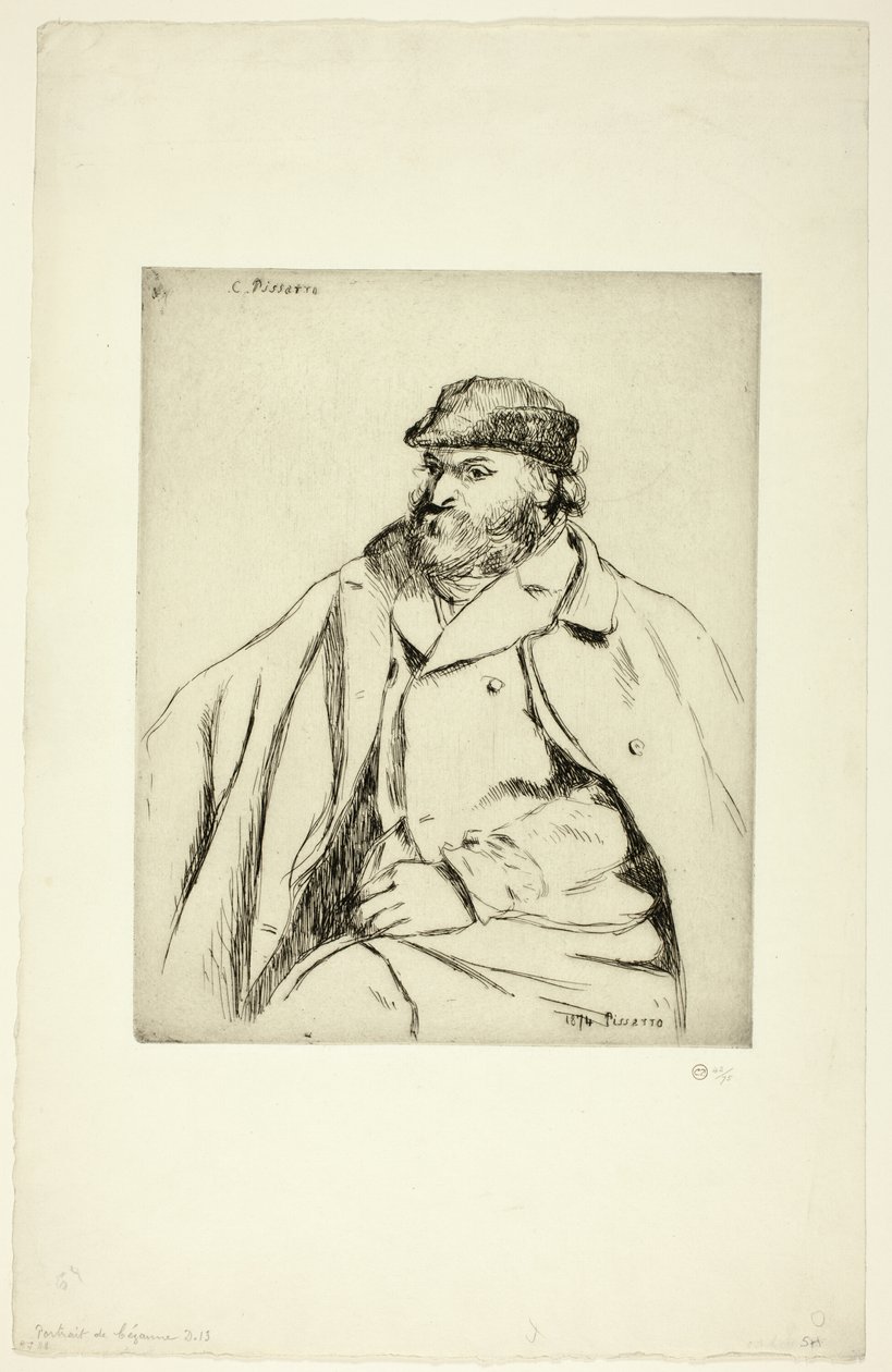 Paul Cézanne door Camille Pissarro