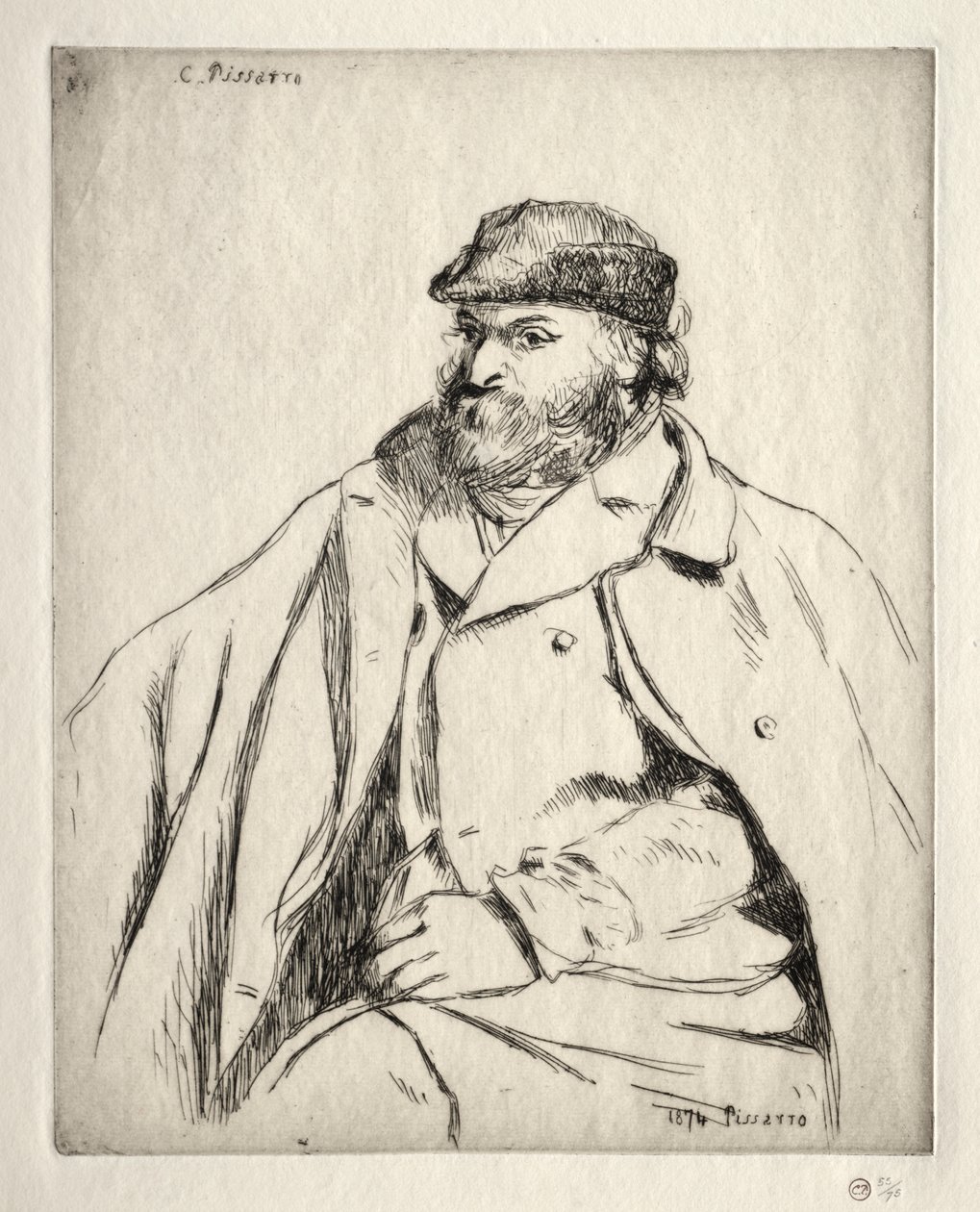 Paul Cézanne door Camille Pissarro