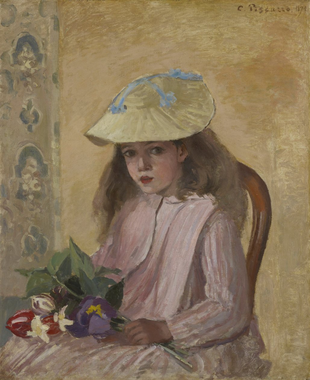 Portret van de kunstenaar door Camille Pissarro