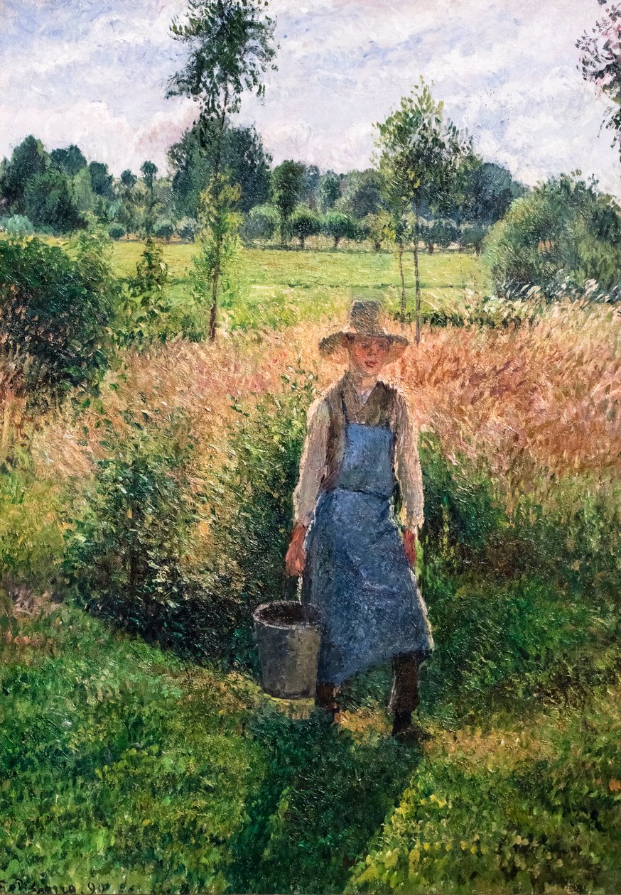 De tuinman door Camille Pissarro