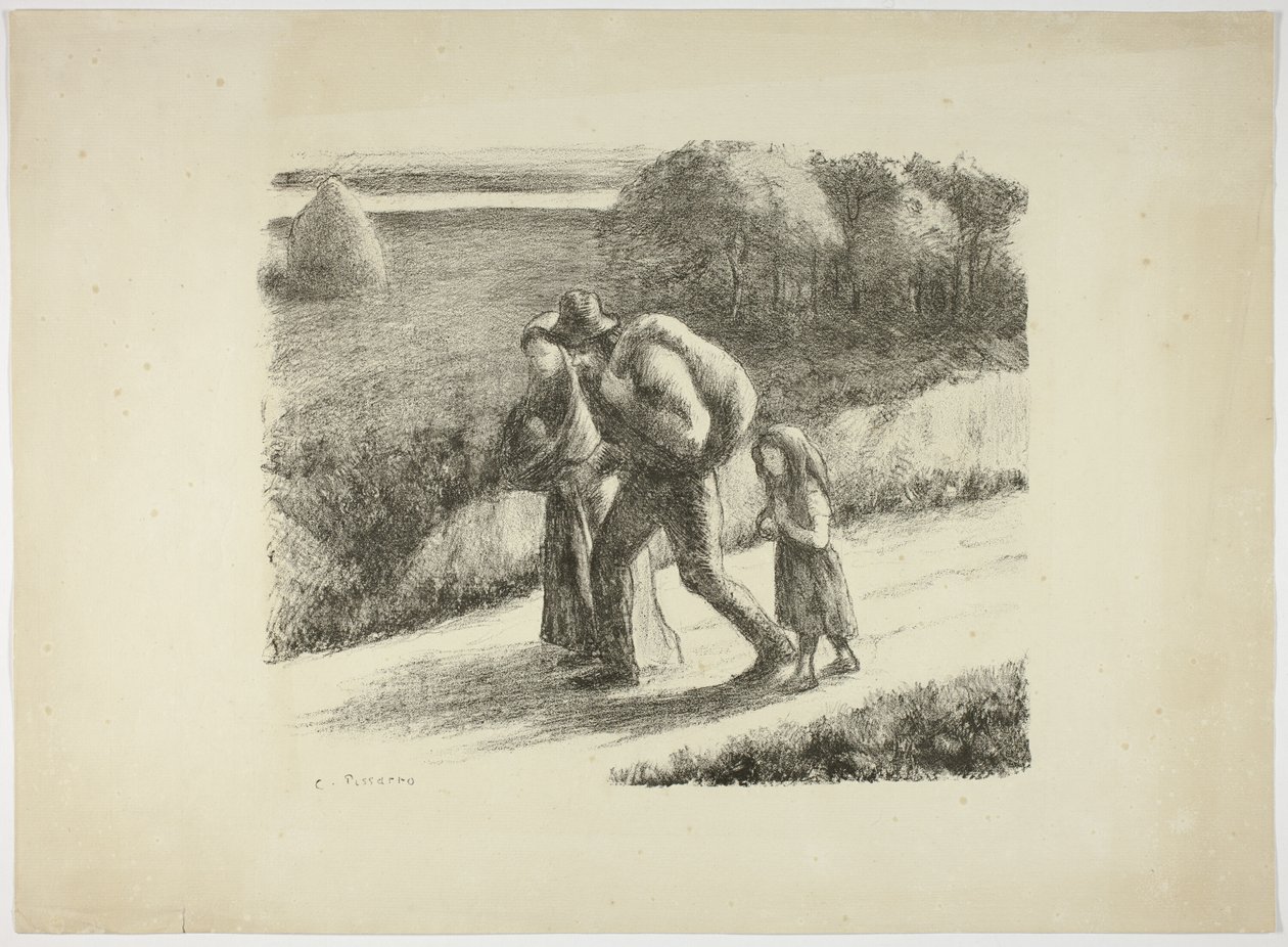 De Zwerver door Camille Pissarro