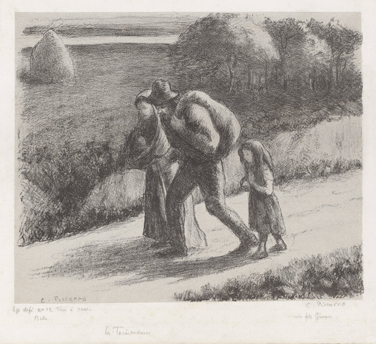 De Zwerver door Camille Pissarro