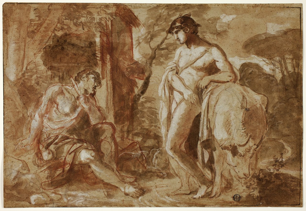 Mercurius en Argus door Camillo Procaccini