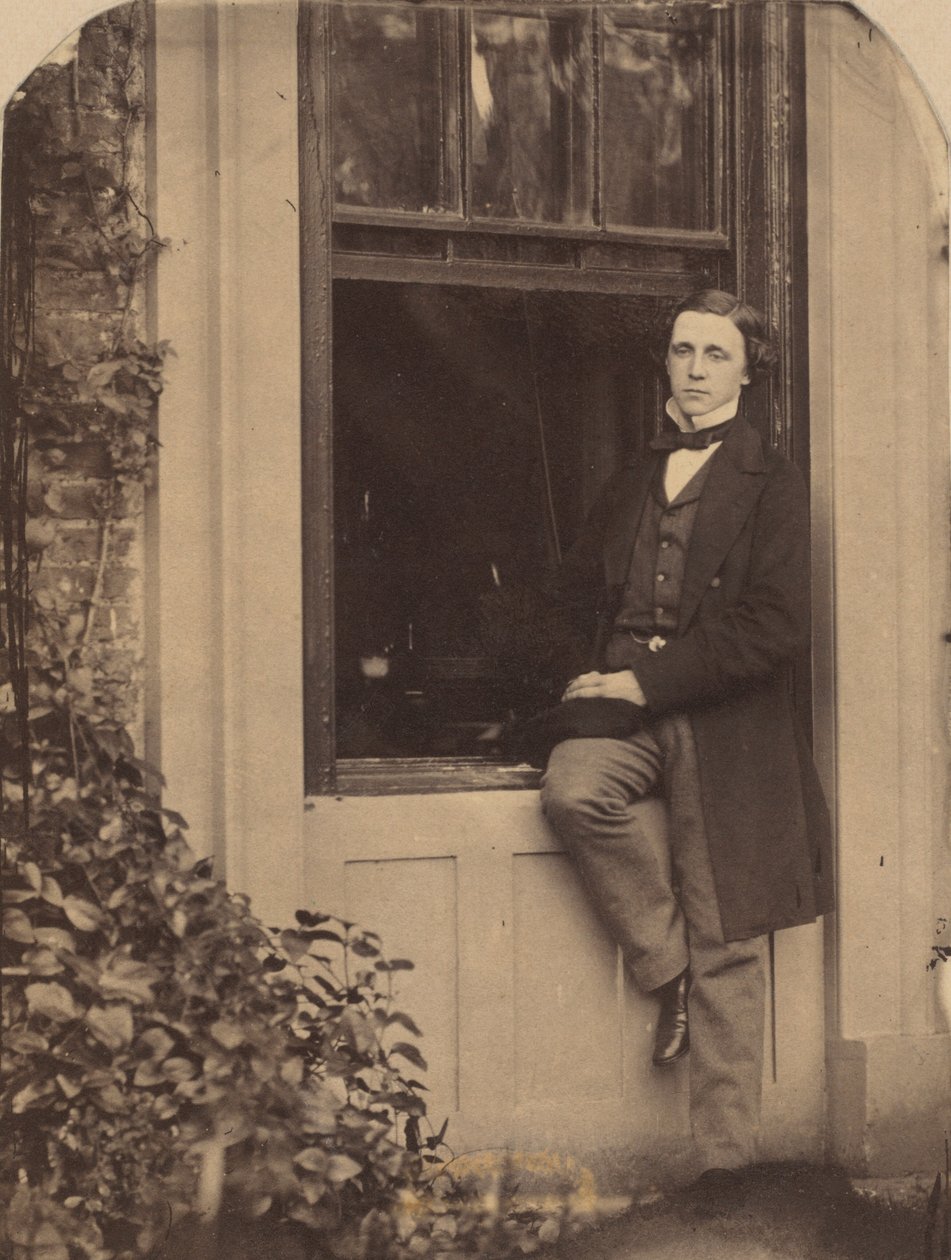 Zelfportret,1857 (foto) door Campbell Dodgson