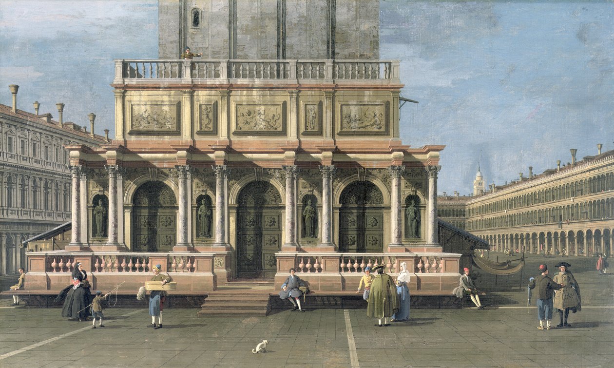 De Loggetta, Venetië door Giovanni Antonio Canal