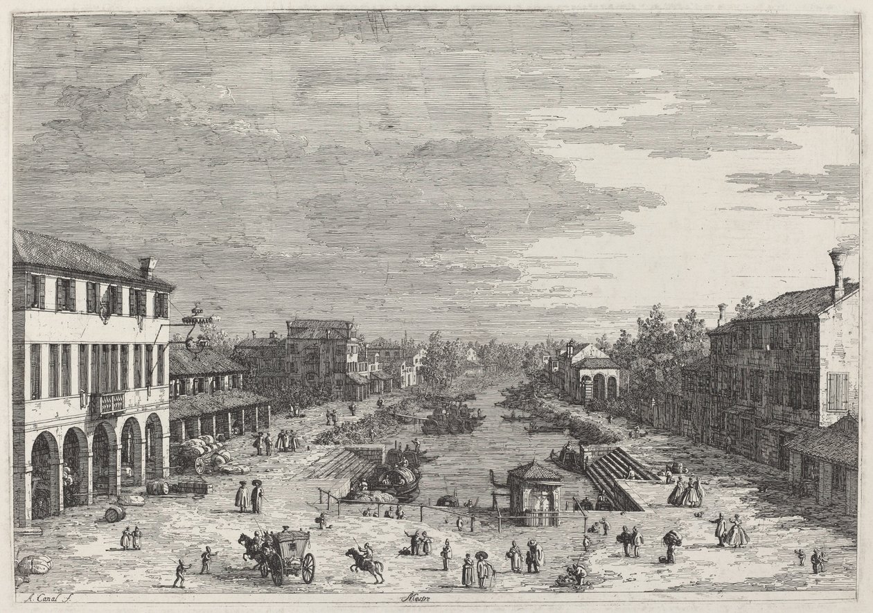 Mestre door Canaletto