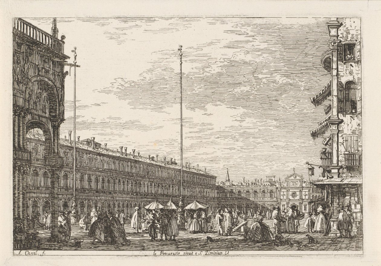 Piazza San Marco door Canaletto
