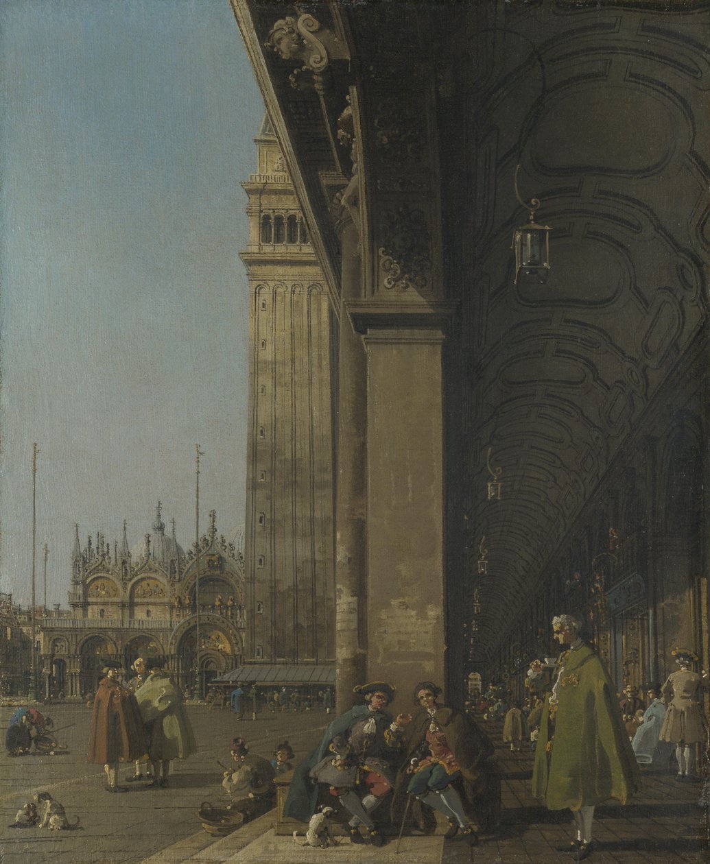 Venetië: Het San Marcoplein door Canaletto