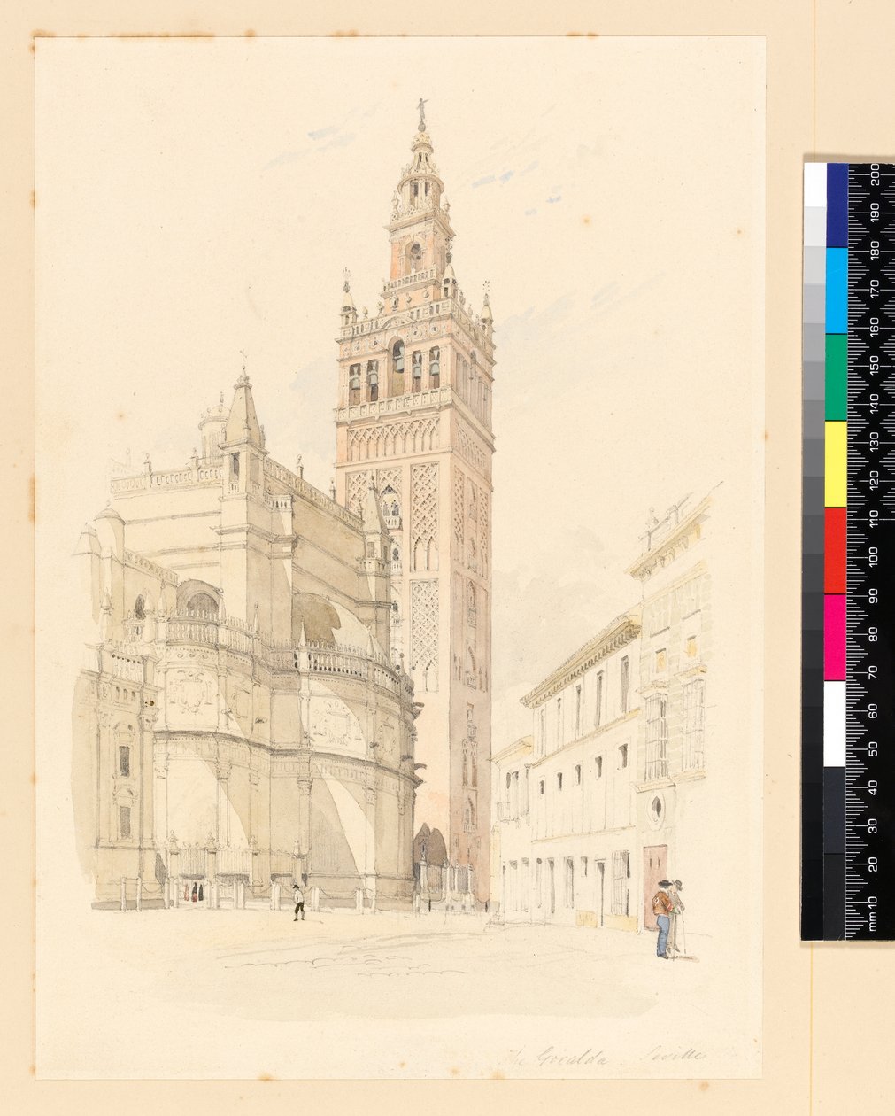 De Giralda, Sevilla, c.1846 door Canon G. F. Weston
