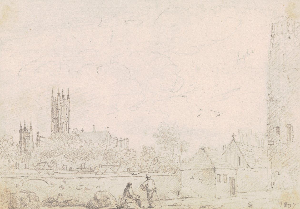 Kathedraal van Canterbury door Capt. Thomas Hastings