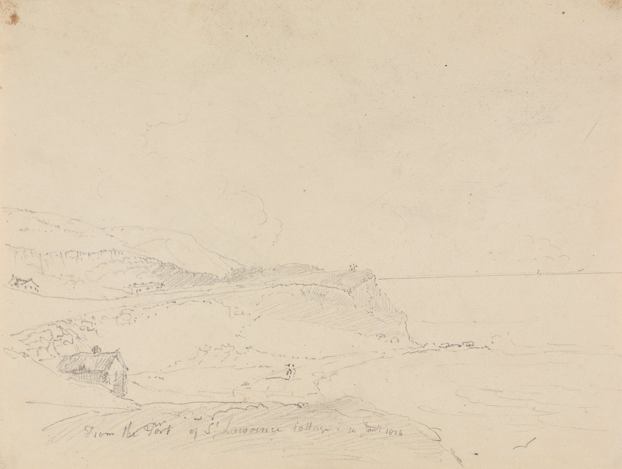 Vanuit de haven van Saint Lawrence, 14 januari 1826 door Capt. Thomas Hastings