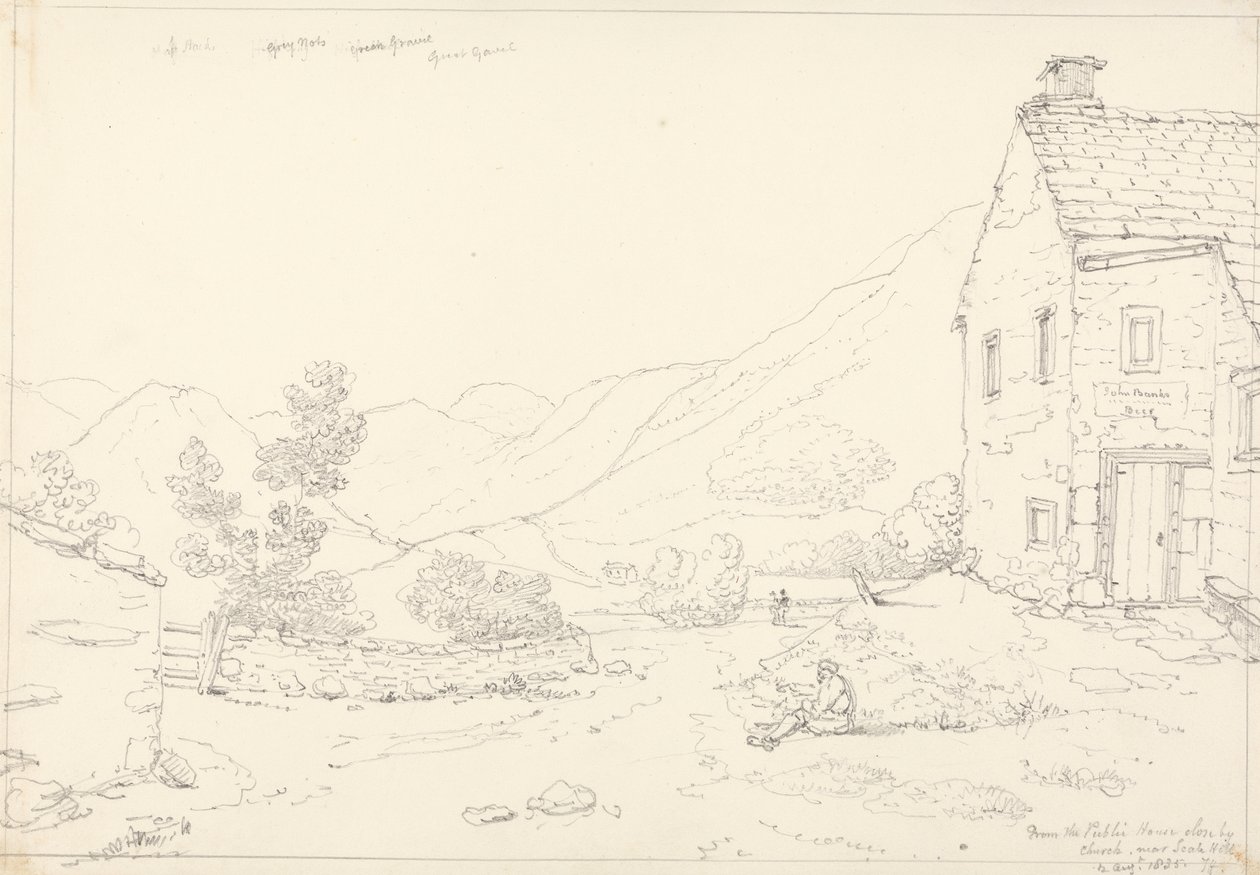 Van het Café bij Scale Hill, 2 Augustus 1835 door Capt. Thomas Hastings