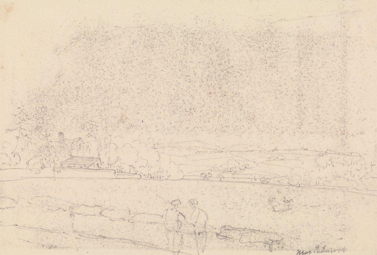 Bij Padmore, Isle of Wight door Capt. Thomas Hastings