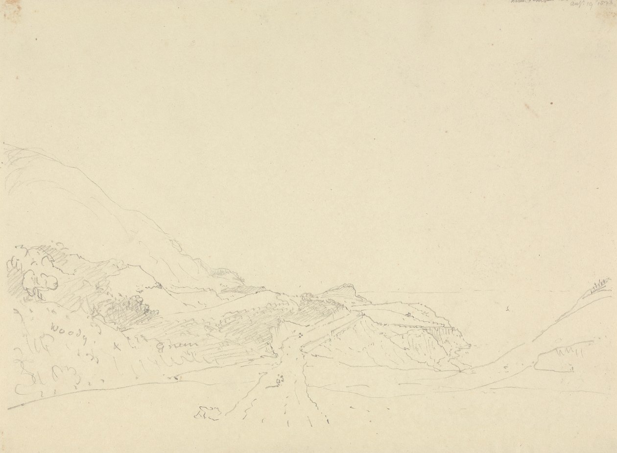 Bij Ventnor Down, 19 augustus 1826 door Capt. Thomas Hastings