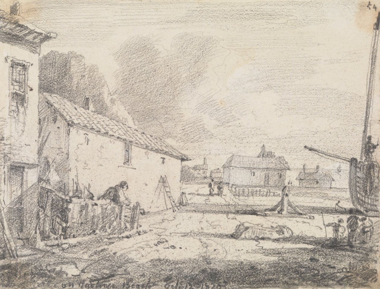 Op Hastings Beach, 12 oktober 1820 door Capt. Thomas Hastings