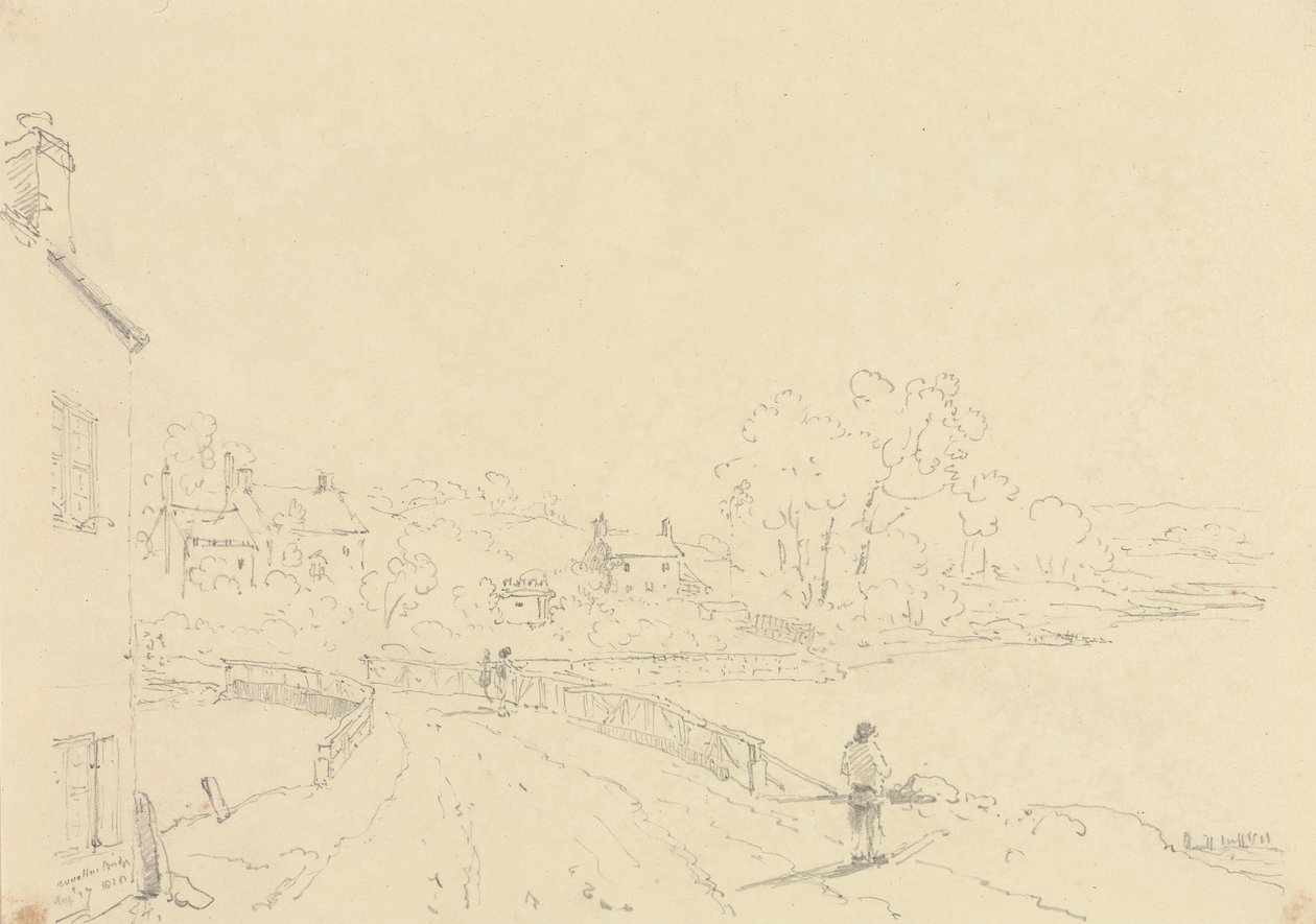 Wootton Bridge, 17 augustus 1826 door Capt. Thomas Hastings