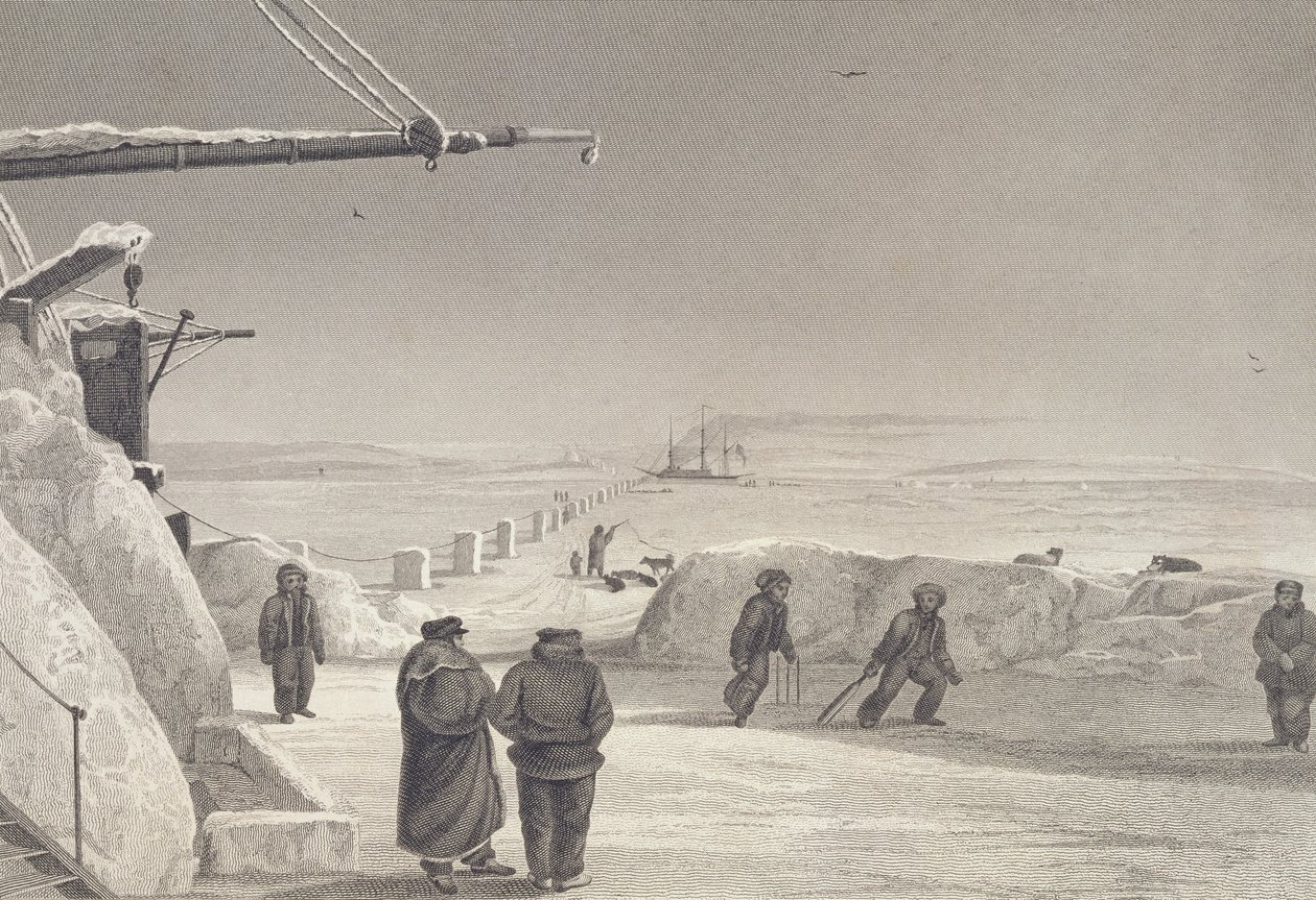 Situatie van H.M. Schepen Fury en Hecla bij Igloolik, 1822-23, uit 