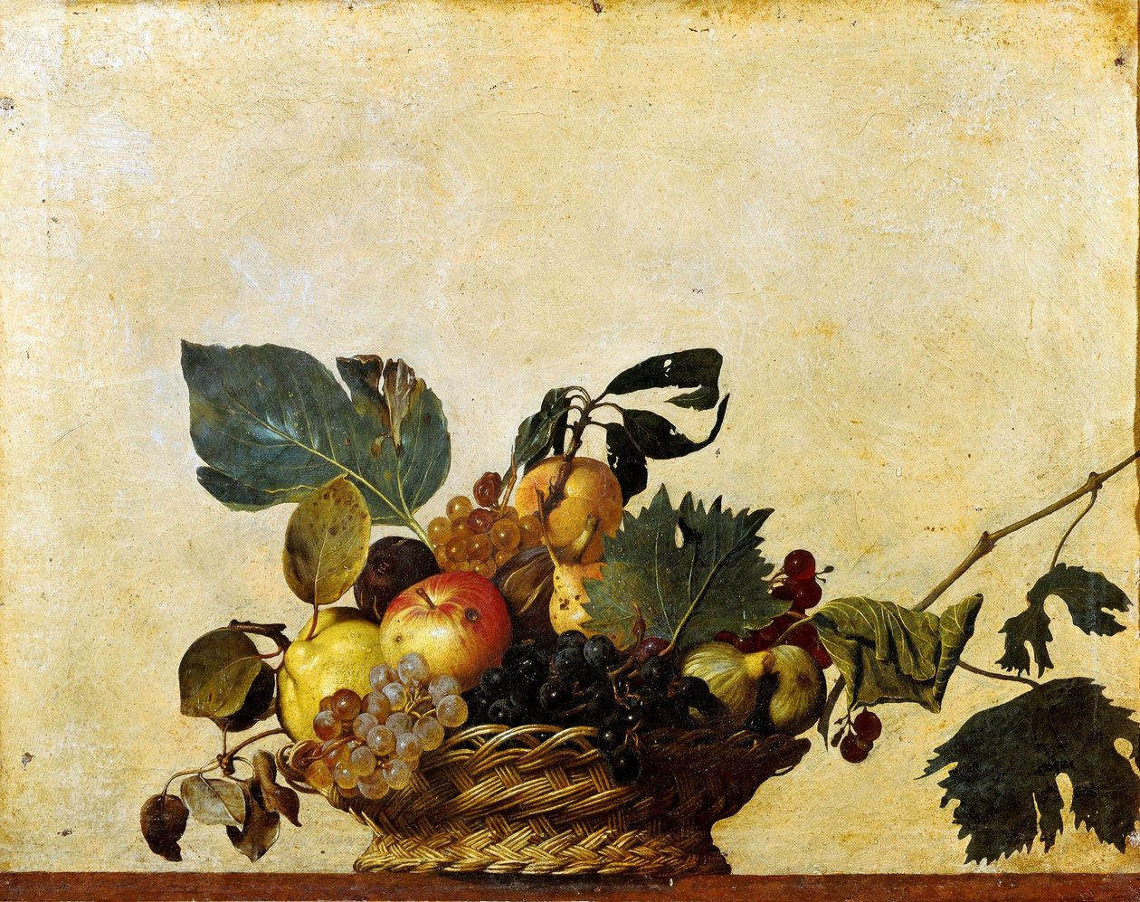 Italiaans: Fruitmand door Caravaggio
